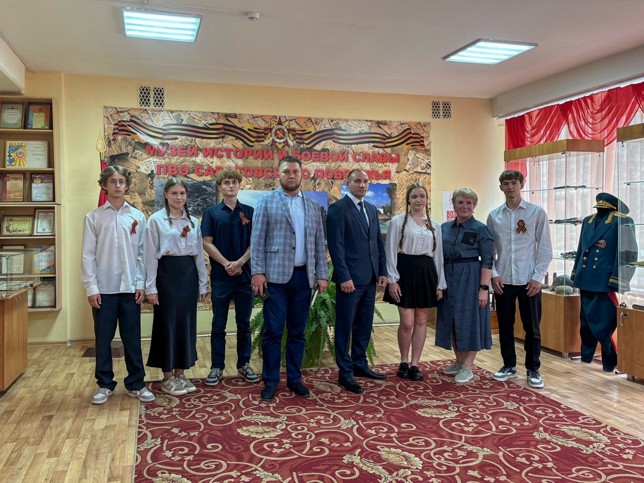 Патриотическая встреча в Музее ПВО.